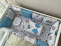 Комплект постільної білизни Baby Comfort Малюк Ведмедика блакитний