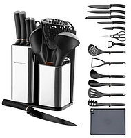 Набор кухонных ножей + набор кухонных принадлежностей Edenberg EB-3615 (14 предметов) А8050-18
