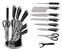 Набор кухонных ножей на крутящейся подставке Edenberg EB-3611 9 предметов для кухни А8058-18