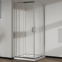 Скляна душова кабіна AVKO Glass RDR06, 190х90х90 Chrome перегородка для душу