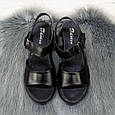 Босоніжки жіночі шкіряні на об'ємній підошві Tamei 4489, фото 8