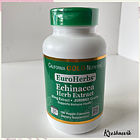 California gold nutrition Echinacea 80 мг, 180 капсул