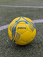 Футбольный мяч для газона Joma 5 Ukraine Yellow (Пакистан) Спортивные игровые мячи