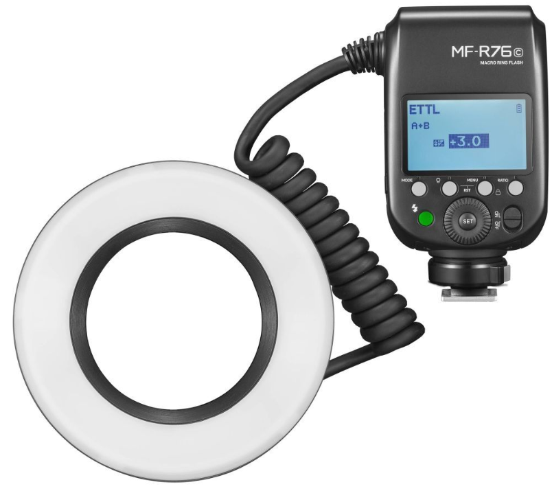 Кільцевий макроспалах Godox MF-R76C TTL для Canon, фото 1