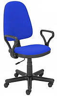 Кресло офисное компьютерное JustSit Argo рабочее для компьютера, офиса Синий