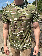 Мужская футболка тактическая мультикам кулмакс. Тактическая армейская футболка. Летняя камуфляжная футболка