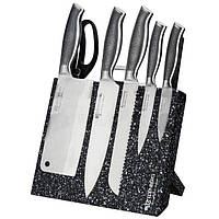 Набор кухонных ножей на магнитной подставке Edenberg EB-3614 9 предметов Б4776-18