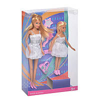 Ігровий набір Лялька з донькою DEFA 8126 з аксесуарами (Білий) js