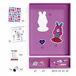 Набір для творчості Djeco Брошка Factory art Bunny Girl Factory E-text DJ09320, фото 2