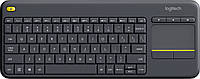 Клавіатура бездротова з тачпадом Logitech Touch K400 Plus Black (920-007145) Б4833