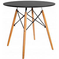 Столик кухонний обідній Bonro ВN-957 80 см круглий стіл для кухні Б6289