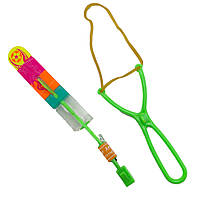 Іграшка "Вертушка-рогатка" MK5316 зі світлом 20 см (Зелений) js