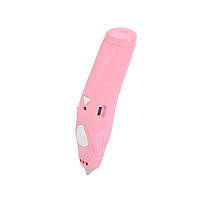 3D ручка K9920, 15,5см, тип філомента-PCL, на акумуляторі, USB-шнур (Рожевий) js