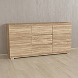 Тумба для телевізора, комод для дому з ящиками 150 см, сучасний комод-тумба для ТВ і одягу без ручок, фото 4
