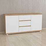Тумба для телевізора, комод для дому з ящиками 150 см, сучасний комод-тумба для ТВ і одягу без ручок, фото 5