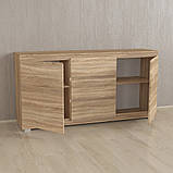 Тумба для телевізора, комод для дому з ящиками 150 см, сучасний комод-тумба для ТВ і одягу без ручок, фото 6