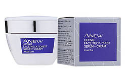 Крем сироватка для обличчя, шиї та декольте Avon Anew Clinical Lift & Firm Pressed Serum 30 мл, термін до 06/25