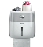 Органайзер-тримач Тowel Holder Ecoco для туалетного паперу та паперових рушників із шухлядою TF-43, фото 4