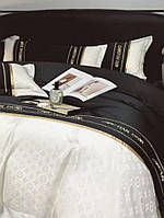 Постельное белье Диор прочное Комплект постельного белья премиум Постельное белье качественный материал черный