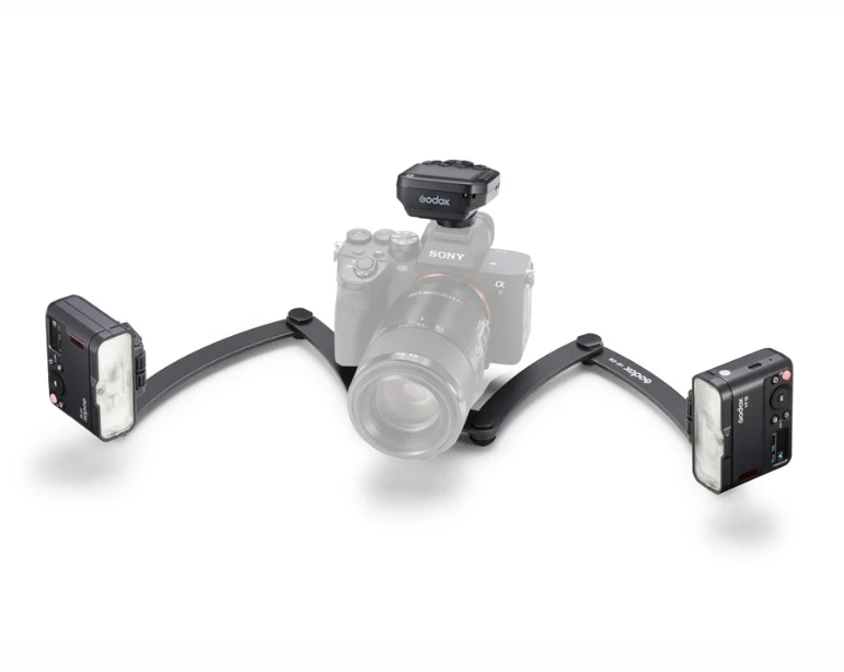 Стоматологічний макроспалах з тримачем Godox MF12-DK2 біполярний для камер Sony