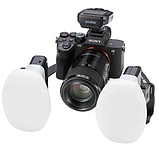 Стоматологічний макроспалах з тримачем Godox MF12-DK2 біполярний для камер Sony, фото 3