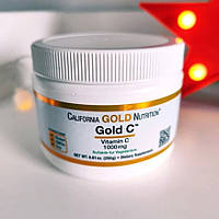 California Gold Nutrition, Gold C Powder, витамин C, 1000 мг, 250 г