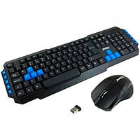 Комплект беспроводная клавиатура + мышка JEDEL WS880 Black tal