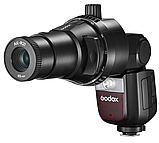 Проекційна насадка Godox AK-R21 для компактних спалахів, фото 8