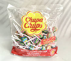 Chupa Chups чупа панчіпс льодяники на паличці мікс смаків 60 штук 9.3 г