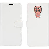 Чехол-книжка Litchie Wallet для Motorola Moto G9 Play White GM, код: 6761734