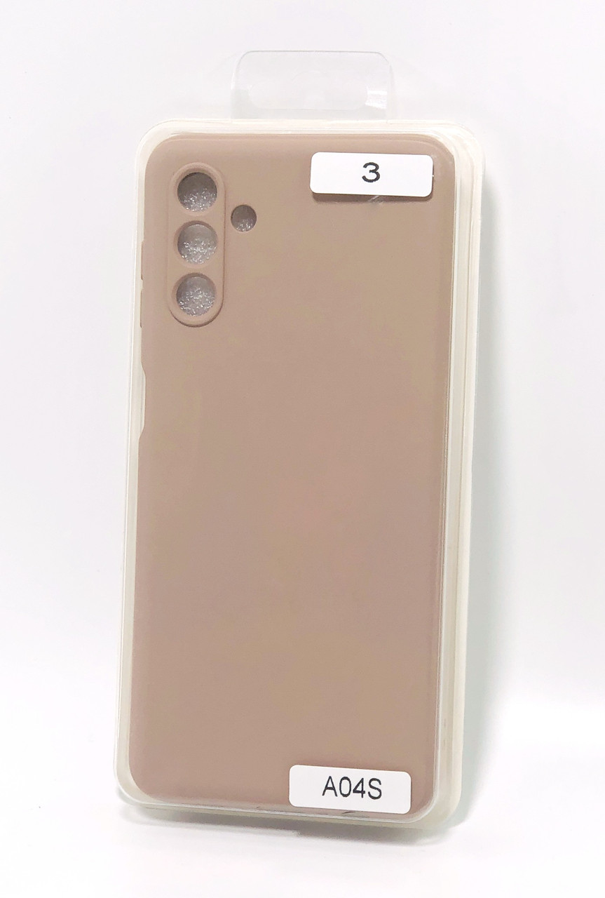 Чохол для телефону Samsung A04s/A047 Silicone Original FULL №3 Pink sand (4you)