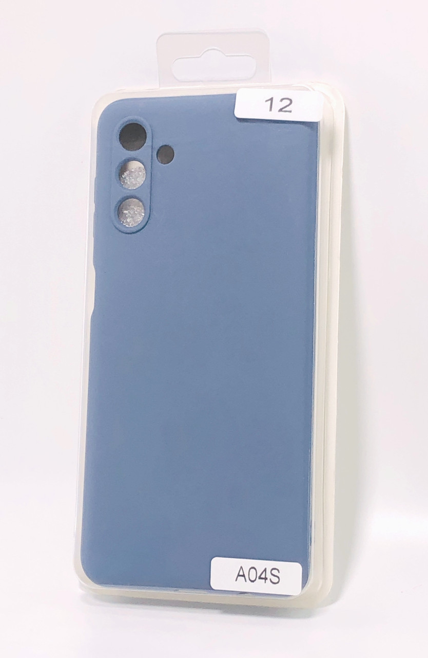 Чохол для телефону Samsung A04s/A047 Silicone Original FULL №12 Charcoal grey (4you)