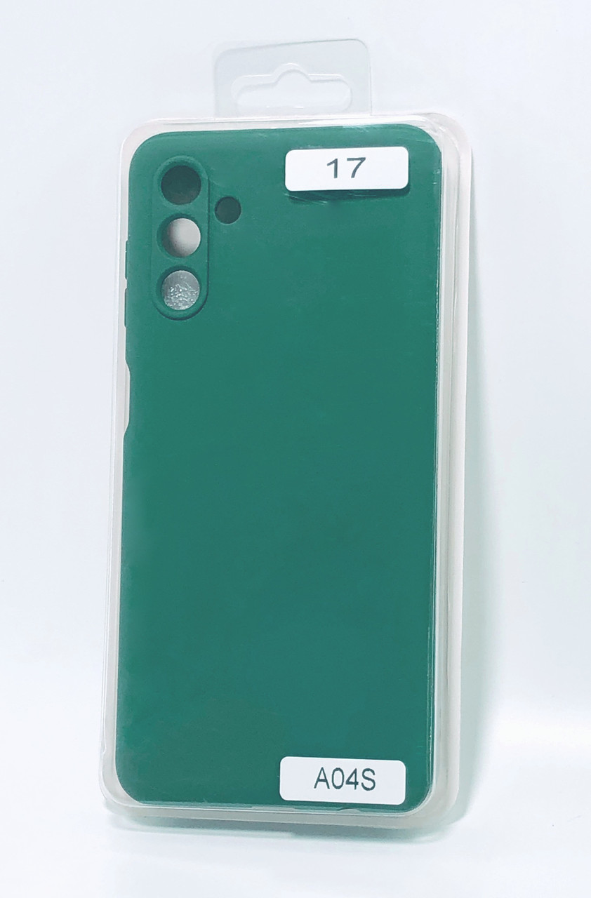 Чохол для телефону Samsung A04s/A047 Silicone Original FULL №17 Dark green (4you)