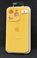Чехол для телефона iPhone 14ProMax Silicone Case original FULL Camera №4 yellow (4you)