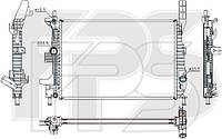 Радиатор охлаждения двигателя Ford Focus III (11-14) 1.0 EcoBoost (Koyorad)