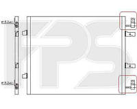 Радиатор кондиционера NISSAN_PRIMASTAR 07-, OPEL_VIVARO 07-, RENAULT_TRAFIC 07-