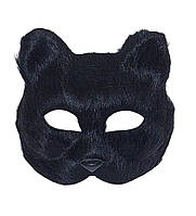 Маска кота/лисиці для квадробіки свят розваг з хутром Карнавальна маска кота/лисиці