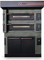 Moretti Forni Piec Dwukomorowy S120 Series Icon Z Okapem I Komorą Rozrostu H=900Mm Mfsi120Dl