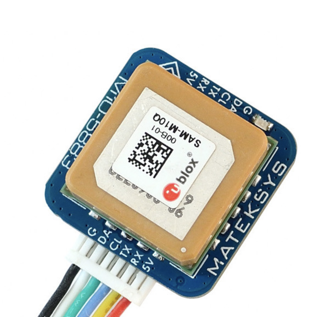 Мини GPS модуль с компасом Matek M10Q-5883