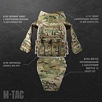 Комплект защиты от М-ТАС: плитоноска, горжилет, защита плеч и паха (фартук) SND