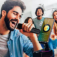 Тримач телефона з мікрофоном, колонкою K18 Bluetooth AND Складана підставка з бездротовою зарядкою K 18