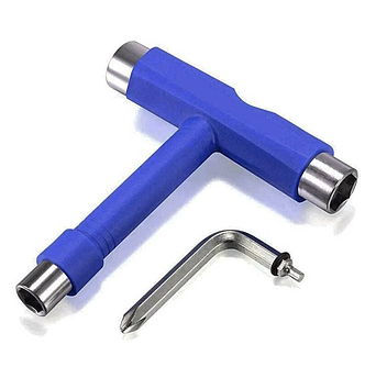 Універсальний ключ для скейта 5-в-1 Blue