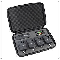 Комплект сигналізаторів клювання Hirisi SQ-4 (4 шт.) з пейджером і свингерами, фото 2