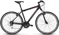 Велосипед Kross Evado 3.0 28 Czarny Czerwony Połysk 2020
