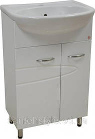 Тумба Ювента Ріо 1-60 з умивальником Байкал 60