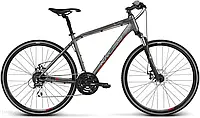 Велосипед Kross Evado 4.0 28 Grafitowy Czerwony Mat 2020