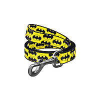 Поводок для собак WAUDOG Nylon "Бэтмен Лого" XS 10 мм х 122 см (0110-2001)