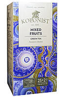 Чай Kolonist зеленый Фруктовый микс 25 пакетиков (59140)