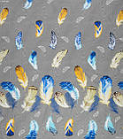 Постільна білизна бязь Блакитне перо, фото 2