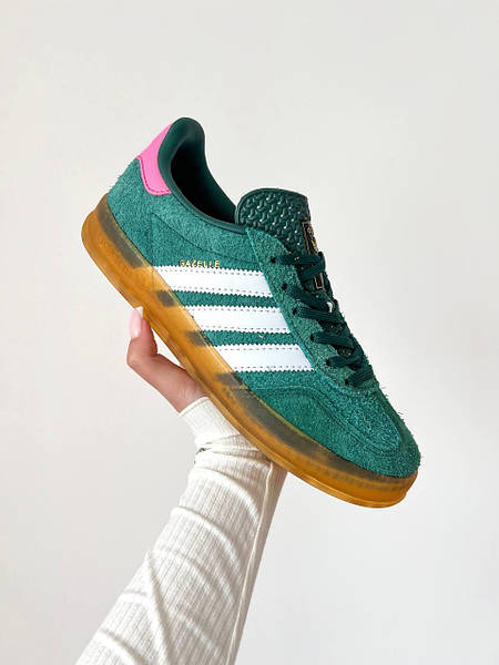 Adidas Gazelle Indoor Collegiate Green Pink
